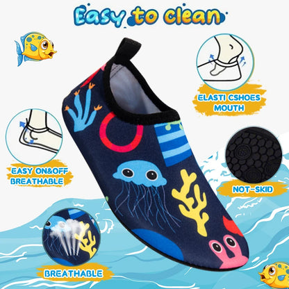Children Water Beach Shoes Girls Boys Swimming Shoes Quick-Drying Aqua Shoes Soft Floor Indoor Slippers Snorkeling Swim Socks