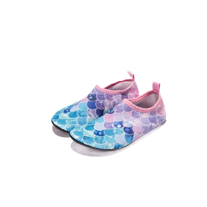 Children Water Beach Shoes Girls Boys Swimming Shoes Quick-Drying Aqua Shoes Soft Floor Indoor Slippers Snorkeling Swim Socks