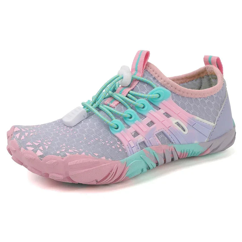 Water Shoes Kids Summer Beach Five Fingers Barefoot Swimming Aqua Shoes Colorful Seaside River Slippers Children Sneakers New