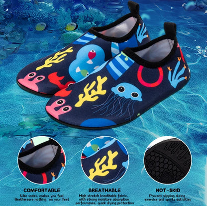 Children Water Beach Shoes Girls Boys Swimming Shoes Quick-Drying Aqua Shoes Soft Floor Indoor Slippers Snorkeling Swim Socks