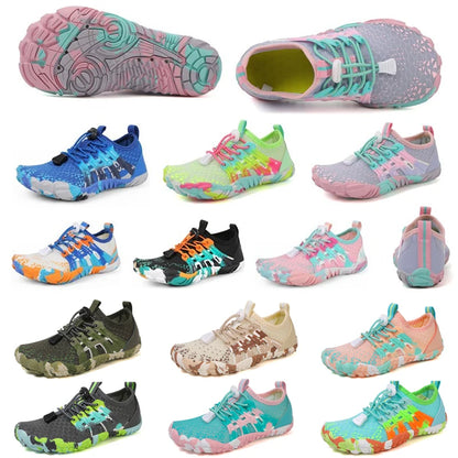 Water Shoes Kids Summer Beach Five Fingers Barefoot Swimming Aqua Shoes Colorful Seaside River Slippers Children Sneakers New