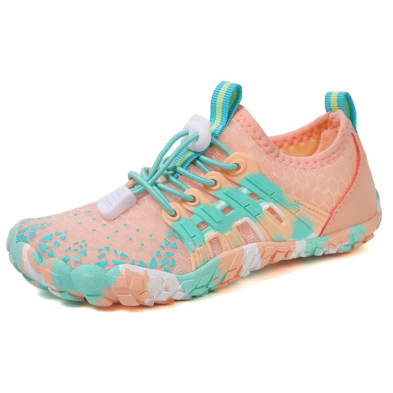Water Shoes Kids Summer Beach Five Fingers Barefoot Swimming Aqua Shoes Colorful Seaside River Slippers Children Sneakers New