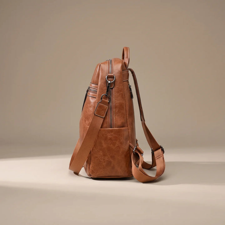 Victoria | Chic Leather Backpack for Women