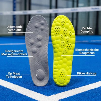Padel GripStep™ Inlegzolen