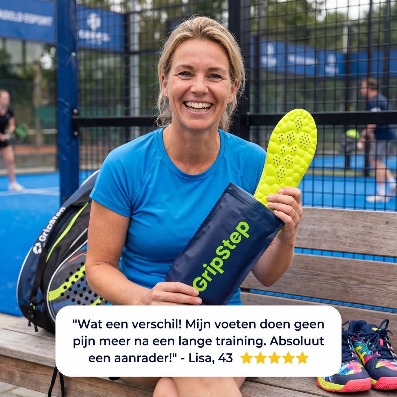 Padel GripStep™ Inlegzolen