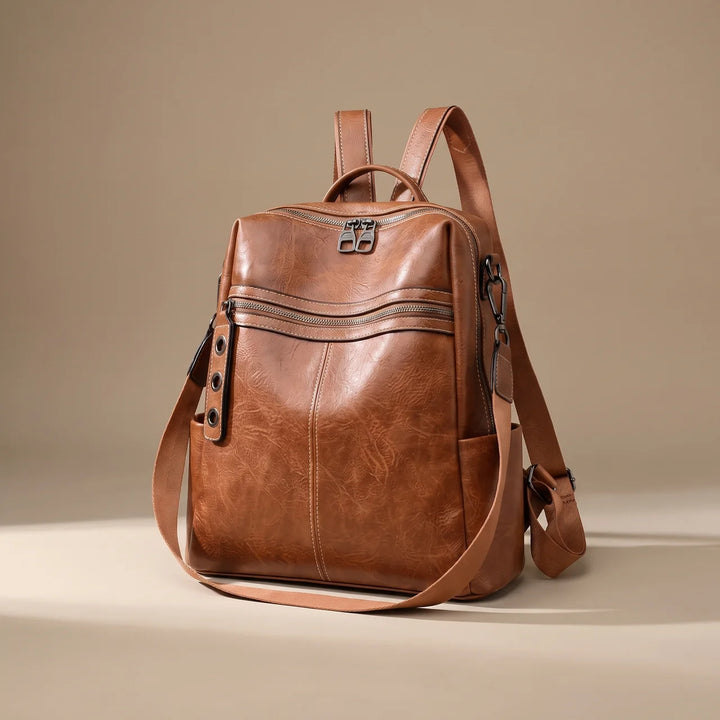 Victoria | Chic Leather Backpack for Women